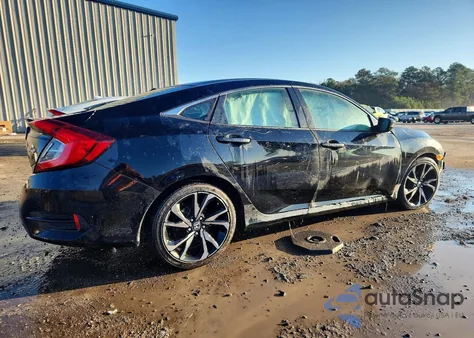 2021 Honda Civic Sport z USA, uszkodzony, nr VIN 2HGFC2F85MH535242